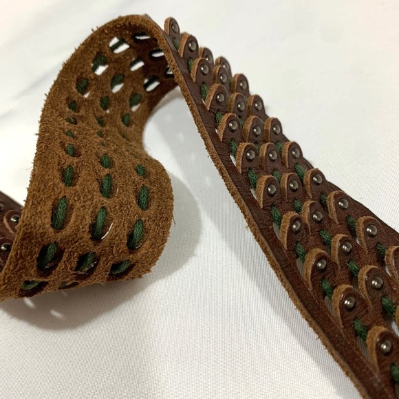 EUC J Crew 3D Embellished Leather Belt - Picture 4 of 5